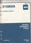 Yamaha SXV60J,SXV60ERJ,VT60J Assembly Manual LIT-12668-02-30. Fixed Price $12.00.