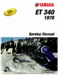 1978 Yamaha Enticer ET340 Snowmobile Service Manual. Fixed Price $32.95.