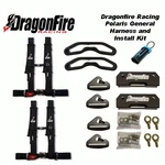 Dragonfire Polaris General Harness Mounting Kit W/4-PT Style Sewn Black 3". Fixed Price $474.99.