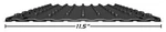 Caliber Lowpro Grip Glides Wide 11.5" Piece Replacement # CR0136. Fixed Price $27.36.