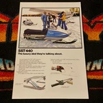 77 Kawasaki Sno-jet Sst 440 Snowmobile Poster Vintage Sled Talking About. Fixed Price $21.88.