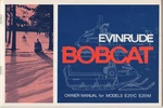 Evinrude Bobcat E251C/E251M Snowmobile Owners Manual. Fixed Price $39.59.