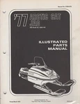 1977 Arctic Cat Snowmobile Jag 340 P/n 0185-075 Parts Manual (051). Fixed Price $23.08.