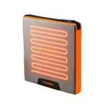 Thaw Rechargeable Heated Seat Pad 232.5 Square Inches, Orange And Gray. Fixed Price $66.78.