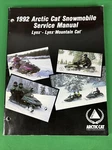 Oem 1992 Arctic Cat, Lynx + Mountain Service Shop Manual 2254-735. Fixed Price $17.42.