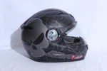 Medium Scorpion EXO-500 Full Face Motorcycle Helmet, Built In Visor, Skull. Fixed Price $75.00.