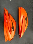 New Arctic Cat Atv Snow Set Pair Hand Orange Guards 4639-808 Bm. Fixed Price $79.99.