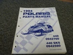 1994 Polaris 440 & Sks Snowmobile Parts Catalog Manual P/n 9912495. Fixed Price $82.84.