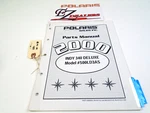Polaris Snowmobile Parts Manual 2000 Indy 340 Deluxe 9915304 "free Ship". Fixed Price $24.99.