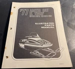 Nice 1977 Arctic Cat Snowmobile El Tigre Parts Manual P/n 0185-078 (A16). Fixed Price $29.99.