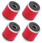 4-PACK Oil Filters Fits Yamaha YFZ450R YFZ450W YFZ450X Raptor 250. Fixed Price $17.96.