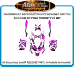 Ski-doo Xp Sled Wrap Decal Graphic Pink Freestyle Rev Mxz Summit 2008 12. Fixed Price $163.76.
