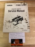 Yamaha Snowmobile PZ480/E ( H-n ) Genuine Service Manual Part LIT-12618-00-55. Fixed Price $29.95.