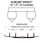 Woodys Dooly Carbide Wear Rods 6IN. DY6-6580. Fixed Price $150.11.
