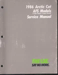 1986 Arctic Cat Afs El Tigre Pantera Cougar Cheetah 2254-329 Manual MN2579. Fixed Price $19.96.