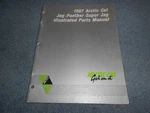 1987 Arctic Cat Jag Panther Super Snowmobile Parts Book Illustrated Factory Oem. Fixed Price $13.99.