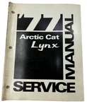 Vintage 1977 Arctic Cat Lynx Snowmobile Service Manual Form Number 0153-120. Fixed Price $13.50.