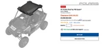 Polaris Sxs Rzr Xp/ 1000/ Turbo/ 900 Oem 2014-2023 Audio Roof 2882064. Fixed Price $422.99.