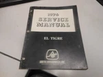 Vintage Arctic Cat Factory Service Manual 1976 El Tigre 0153-090. Fixed Price $41.87.