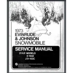 1973 Evinrude Johhnson E-1532, J21-153C Snowmobile Service Manual 81 Pages. Fixed Price $19.95.