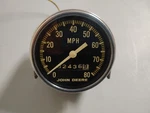 Vintage John Deere Snowmobile Speedometer AM52091. Fixed Price $19.99.