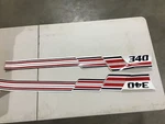 Nos Polaris 79 Cobra Apollo Tunnel Decal 340 Vintage 7071548 7071547 7071561 Tx. Fixed Price $44.00.