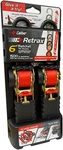 Caliber Retrax 6' Self Rewind Tiedown Strap Kit Pair 13412. Fixed Price $43.10.