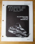 1977 Arctic Cat C.c. Cross Country 340 Model Parts Manual #0185-081. Fixed Price $12.99.