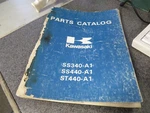 Kawasaki Factory Parts Catalog 1978 SS340-A1 SS440-A1 ST440-A1 99960-3501. Fixed Price $12.48.