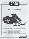 2008 Arctic Cat F6 Efi Pro Snowmobile Parts Manual 2257-979 (947). Fixed Price $32.98.