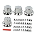 4PCS Rear Wheel Axle Hub Kit 33MM Nut Covers Chrome Abs Plastic. Fixed Price $151.20.