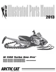 Arctic Cat 2013 M1100 Turbo Sno Pro Parts Manual New. Fixed Price $27.00.
