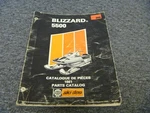 1981 Ski-doo Blizzard 5500 Snowmobile Parts Catalog Manual. Fixed Price $82.84.
