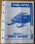 1992 Polaris Rxl Sks Snowmobile Parts Manual P/n 9912132. Fixed Price $14.99.