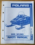 1992 Polaris 500 Sp Sks Snowmobile Parts Manual P/n 9912126. Fixed Price $14.99.