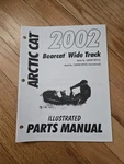 2002 Arctic Bearcat Wide Track Snowmobile Illustrated Parts Manual 2256-514. Fixed Price $5.00.