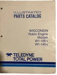 Wisconsin Robin Engines W1-185V & W1-145V Parts Manual (381). Fixed Price $20.33.