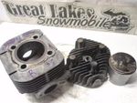 Yamaha 433CC Snowmobile Left Pto 68MM Bore "r" Cylinder Piston Gp Jet Sst. Fixed Price $65.00.