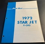 Rare 1972 Sno-jet Snowmobile Star Y-292 Cc Parts Manual Nice (J16). Fixed Price $29.99.