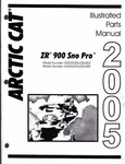 2005 Arctic Cat Snowmobile Zr 900 Pro Parts Manual P/n 2257-135 (470). Fixed Price $25.99.