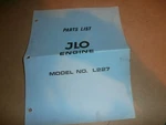 Vintage Jlo Engine L227 Parts List Manual. Fixed Price $29.99.