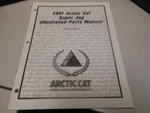Arctic Cat Factory Illustrated Parts Manual 1991 Super Jag 2254-659. Fixed Price $14.98.