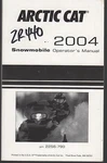 2004 Arctic Cat Snowmobile Operators Manual Nice P/n 2256-790 (586). Fixed Price $26.39.