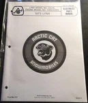 1973 Arctic Cat Snowmobile Lynx Parts Manual Copy P/n 0185-006 (777). Fixed Price $18.99.
