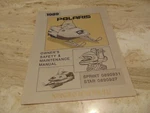1989 Polaris Snowmobile Sprint 0890931 Star 0890927 Owners Operators Manual Oem. Fixed Price $12.13.