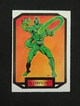 1987 Comic Images Marvel Colossal Conflicts Series 2 #70 Scorpion Card. Fixed Price $8.99.