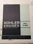 Kohler Engines Service Repair Manual 1968 K91 K241 K141 K301 K161 K321 K181. Fixed Price $42.75.