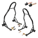 Vevor Motorcycle Lift, 850LBS Front Rear Combo Stand,. Fixed Price $88.79.