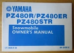 Yamaha Phazer PZ480R PZ480ER PZ480STR Snowmobile Owners Manual LIT-12628-01-30. Fixed Price $11.99.