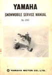 Oem Genuine Yamaha Dealer/owner's Service/repair Manual 1972-1973 SL292. Fixed Price $14.99.